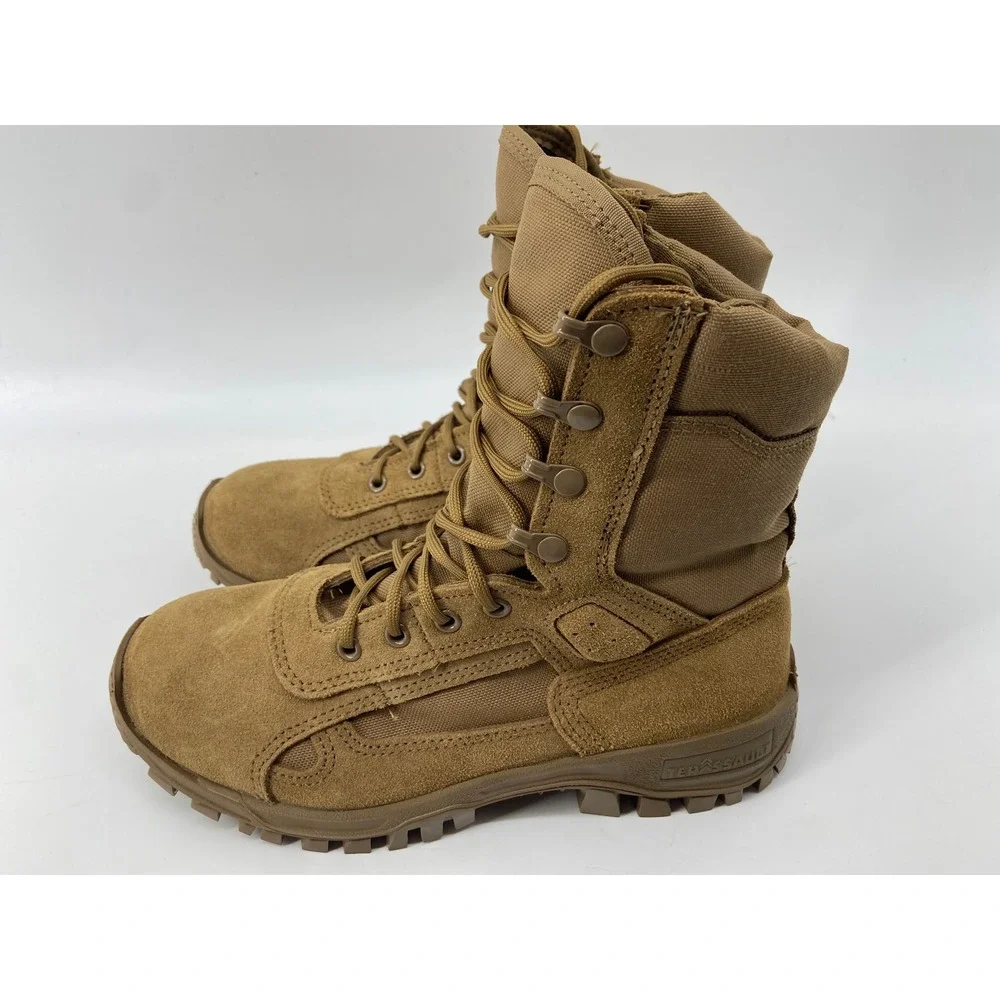McRae Military Combat Boots Men 8 Coyote Brown 8177 Terassault T1 Tactical Army